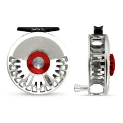 Abel Vaya Reel 7/8 Platinum, Red Drag Knob With Platinum Handle(2023 Abel Vaya Reel 7 8 Platinum Red Drag Knob With Platinum Handle)