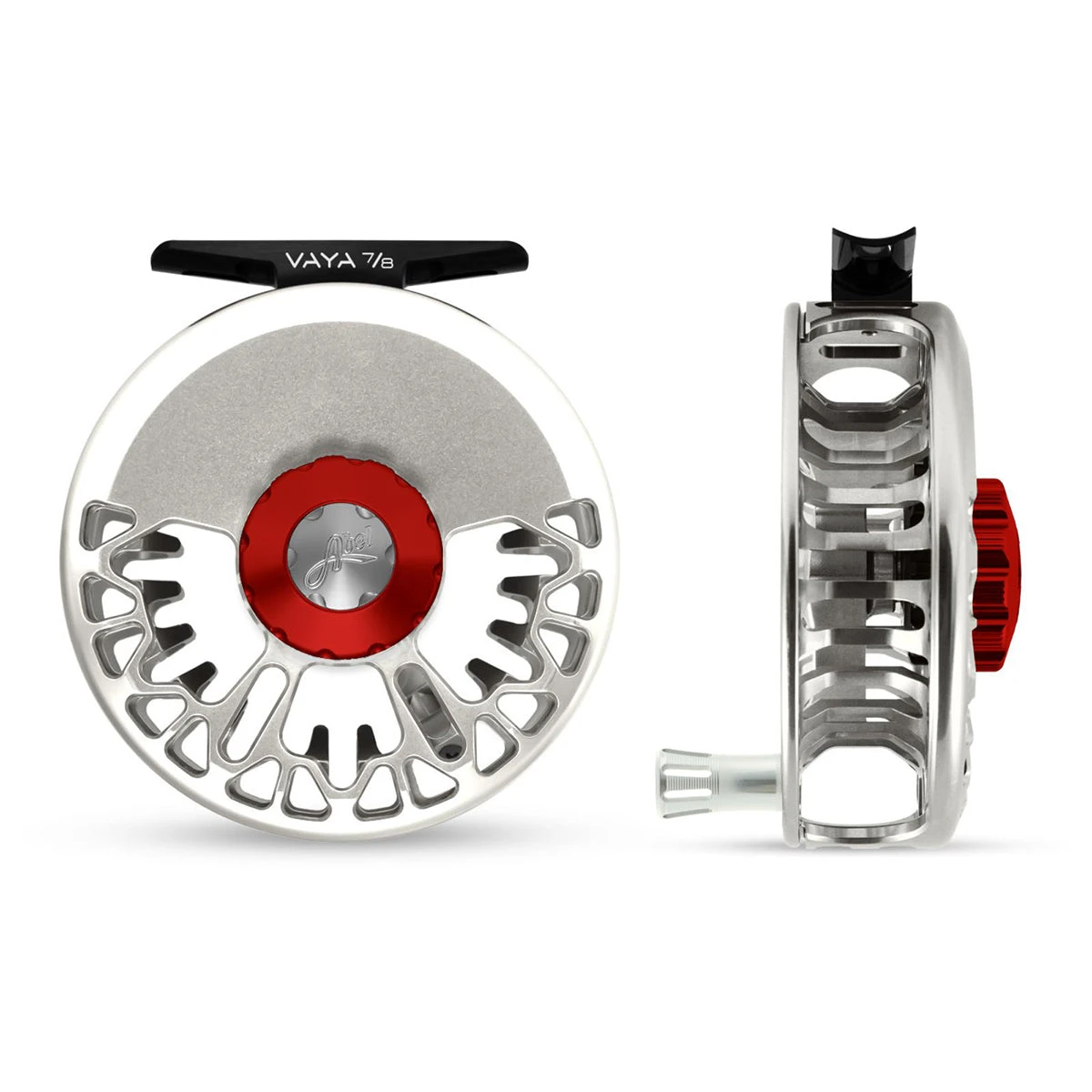 Abel Vaya Reel 7/8 Platinum, Red Drag Knob With Platinum Handle(2023 Abel Vaya Reel 7 8 Platinum Red Drag Knob With Platinum Handle) 3 Abel Vaya Reel 7/8 Platinum, Red Drag Knob With Platinum Handle(2023 Abel Vaya Reel 7 8 Platinum Red Drag Knob With Platinum Handle)