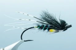 Brett's Klamath Skater Black #5(2024 Aqua Flies Bretts Klamath Skater Black 5)