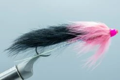 Bunny Hare Leech Black/Hot Pink(2024 Aqua Flies Bunny Hare Leech Black Hot Pink)