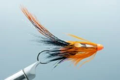 Stu's Steelie Piglets Orange/Black/Gold(2024 Aqua Flies Stus Steelie Piglets Orange Black Gold)