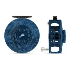 Abel SDS Reel 9/10 Solid Underwood Slammin' Deep Blue, Deep Blue Drag Knob With Platinum Handle(2025 Abel Sds Reel 9 10 Solid Underwood Slammin Deep Blue Deep Blue Drag Knob With Platinum Handle)