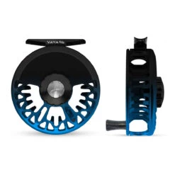 Abel Vaya Reel 5/6 Black Blue Fade, Black Drag Knob With Ebony Handle(2025 Abel Vaya Reel 5 6 Black Blue Fade Black Drag Knob With Ebony Handle)