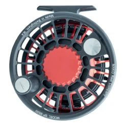Mako 9500-810 Inshore Fly Reel Matte Red On Black Left Hand(2020 Mako 9500 810 Inshore Fly Reel Matte Red On Black Left Hand) -Mrfc Mako 9500 810 Inshore Fly Reel Matte Red on Black Back