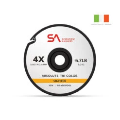 Scientific Anglers Absolute Tri-Colored Euro Sighter 10M Tippet(2020 Scientific Anglers Absolute Tri Colored Sighter 10m Tippet)